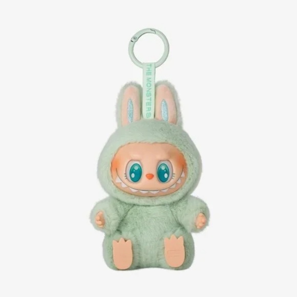 [NEW] POP MART Labubu Have a Seat Vinyl Plush Keychain Blind Box Ququ Green - Picture 1 of 12
